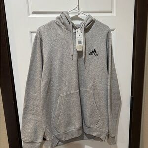 Adidas Heather Gray Pullover Hoodie